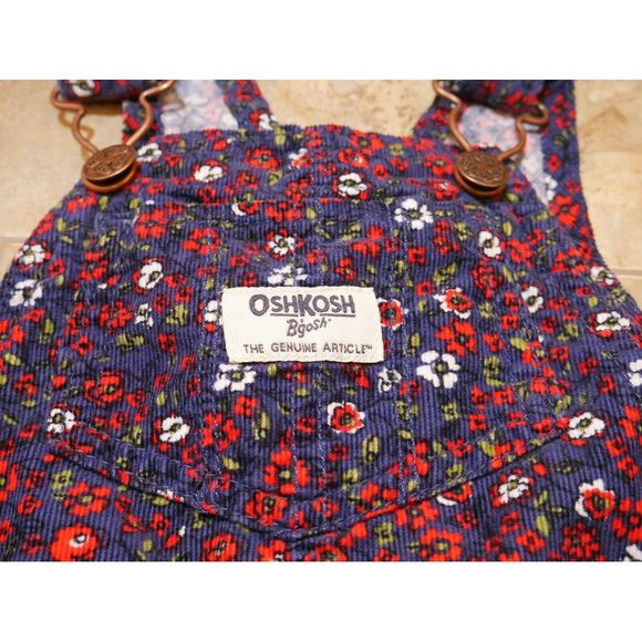 VTG OSHKOSH B'GOSH Vestbak Overalls - sz. 24 Mo. - Picture 3 of 6
